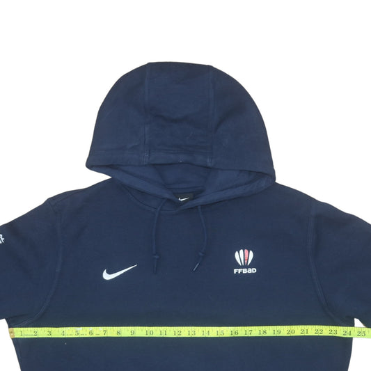 Mens UK Size L Nike Blue Pullover Hoodie