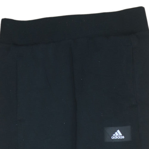 Boys UK Size 11-12 Years adidas Regular Fit Jogger Black Trousers