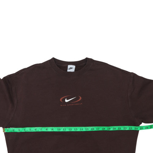 Womens UK Size S Nike Brown Pullover Sweatshirt