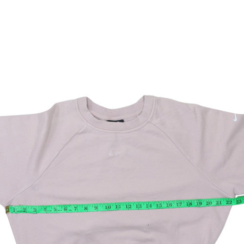 Womens UK Size S Nike Beige Pullover Sweatshirt