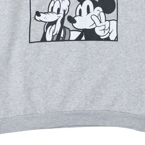 Womens UK Size M Disney Grey Pullover Hoodie