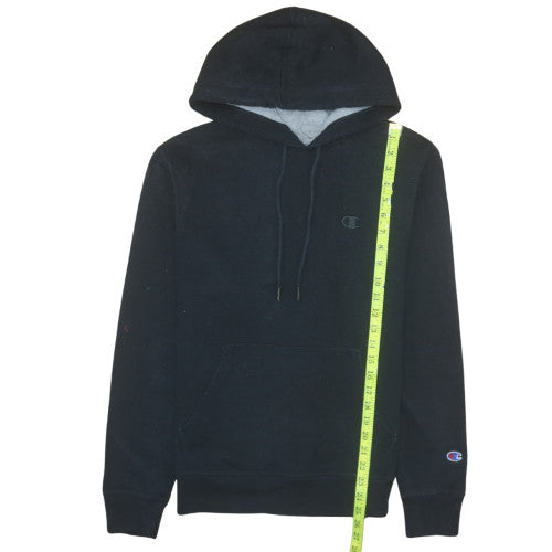 Womens UK Size S Champion Black Pullover Hoodie