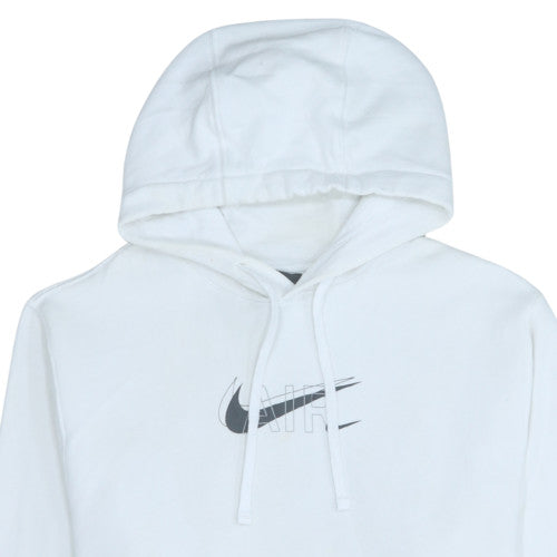 Mens UK Size M Nike White Pullover Hoodie
