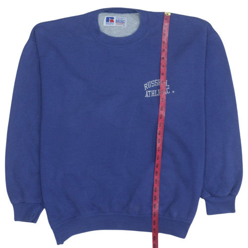 Womens UK Size XL Russell Athletic Blue Pullover Sweatshirt