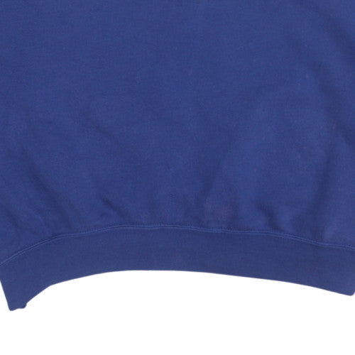 Womens UK Size XL Russell Athletic Blue Pullover Sweatshirt