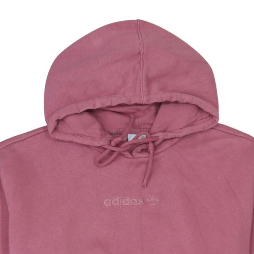 Womens UK Size 10 adidas Pink Pullover Hoodie