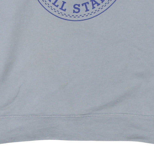 Mens UK Size L Converse Grey Pullover Sweatshirt