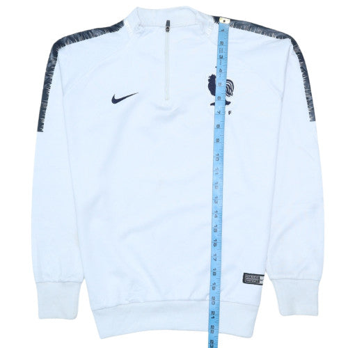 Womens UK Size 14 Nike White Pullover Sweatshirt