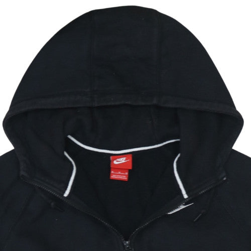 Mens UK Size M Nike Black Full Zip Hoodie