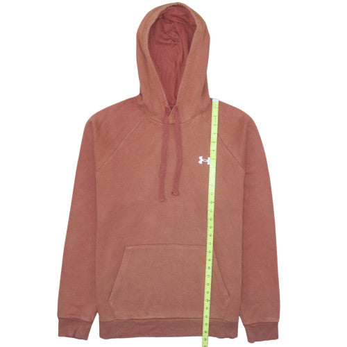 Mens UK Size L Under armour Brown Pullover Hoodie