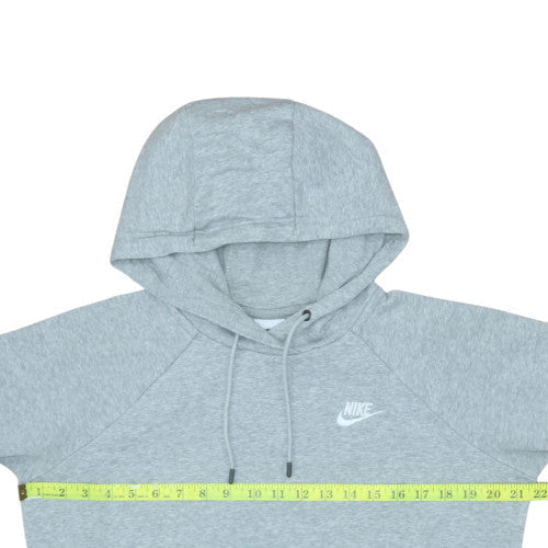 Womens UK Size M Nike Grey Pullover Hoodie