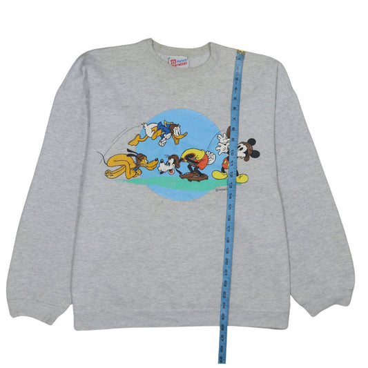 Womens UK Size XL Hanes Grey Pullover Sweatshirt
