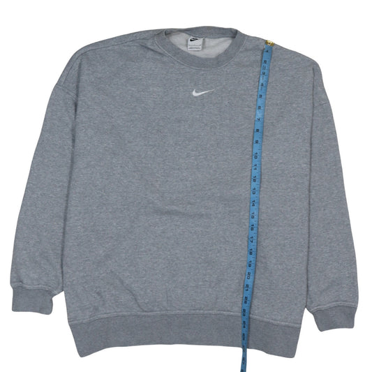 Womens UK Size S Nike Grey Pullover Sweatshirt