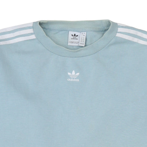Womens UK Size 8 adidas Blue Pullover Sweatshirt