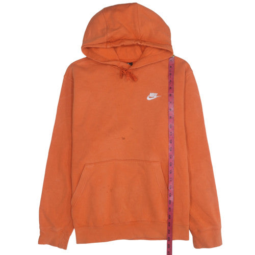Womens UK Size L Nike Orange Pullover Hoodie