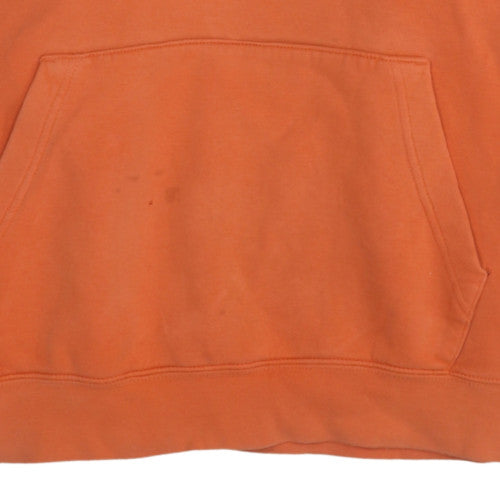 Womens UK Size L Nike Orange Pullover Hoodie