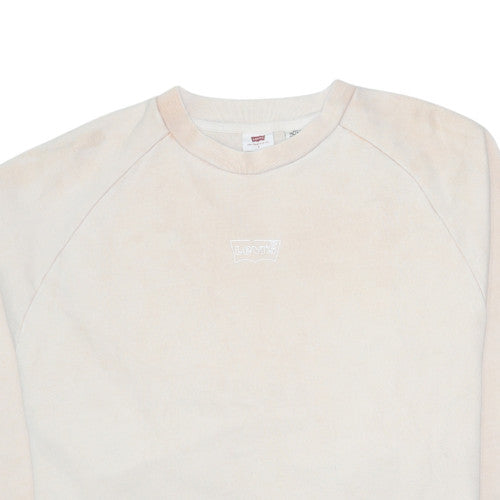Womens UK Size S Levi's Beige Pullover Sweatshirt