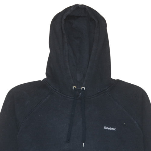 Mens UK Size XL Reebok Black Pullover Hoodie