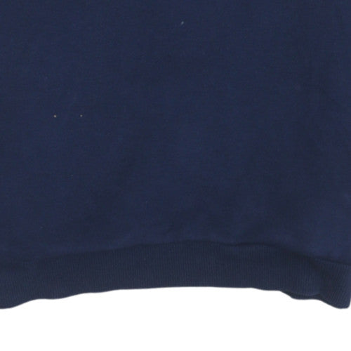 Additional view of Puma boys’ blue pullover hoodie 13-14 years fleece sports logo sweatshirt
