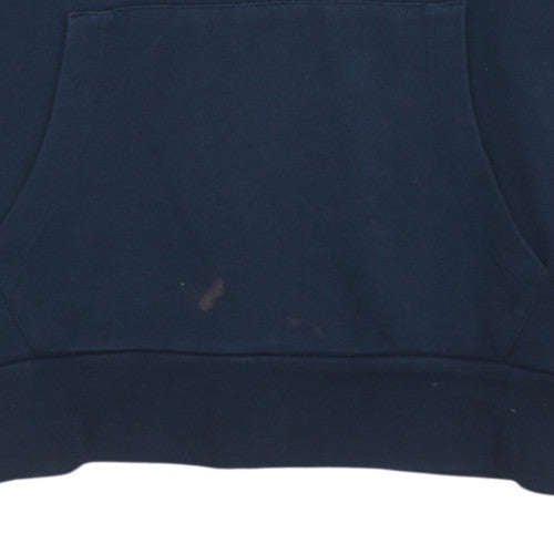 Mens UK Size M Levi's Blue Pullover Hoodie