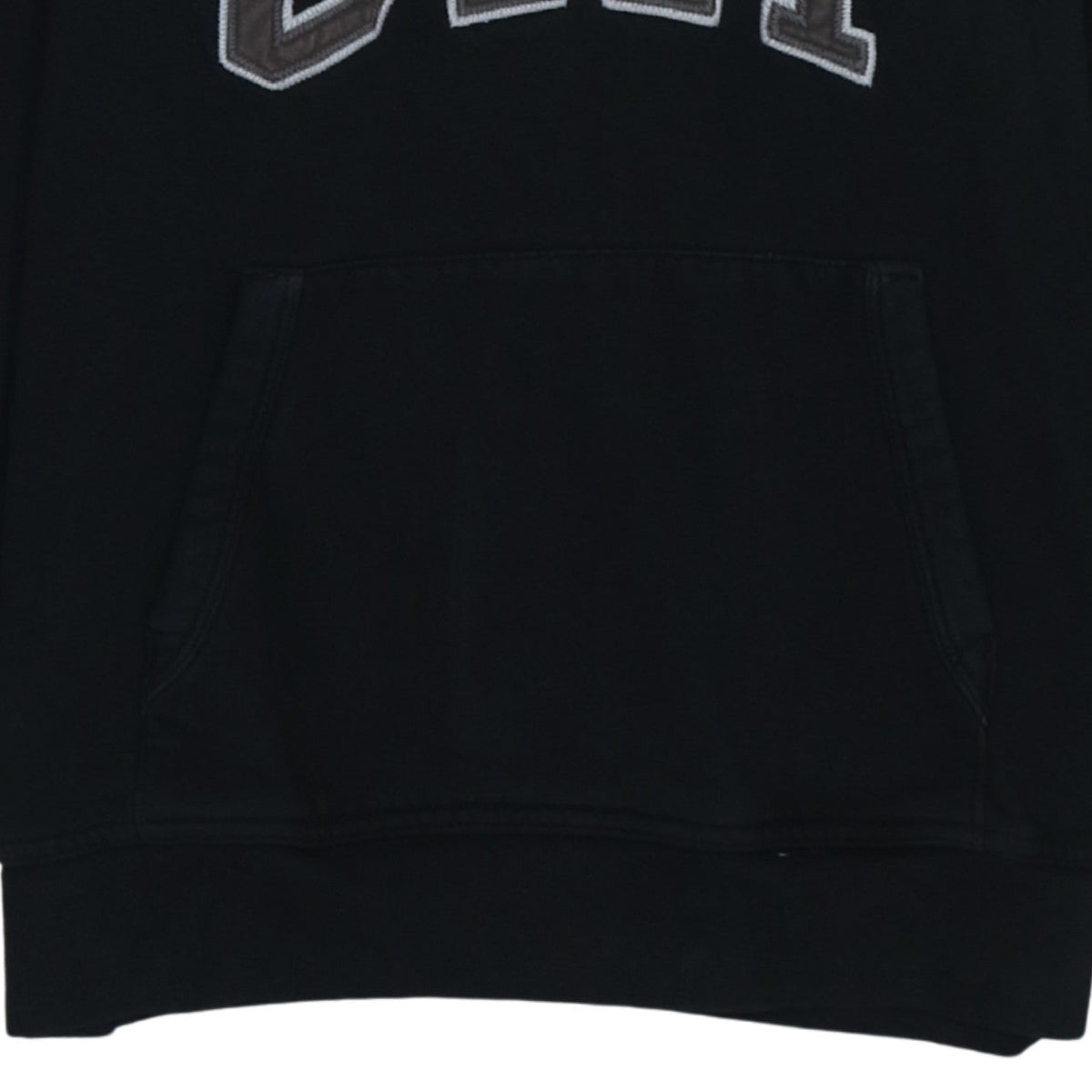 Additional view of Gap Kids girls’ black xl 12 years pullover hoodie with logo embroidery