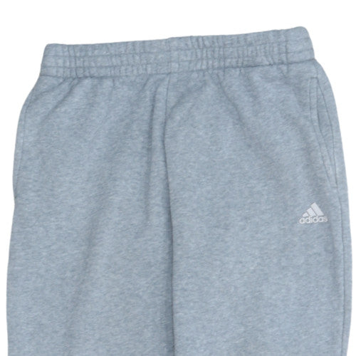 Adidas Boys Grey Jogger Sweatpants 14 Years Tapered Fleece Activewear