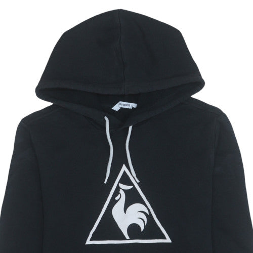 Womens UK Size M le coq sportif Black Pullover Hoodie