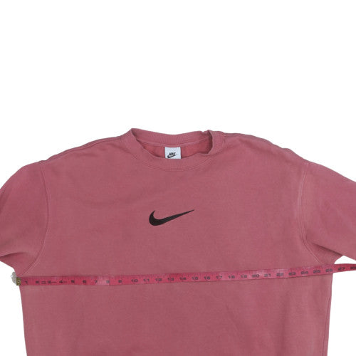 Womens UK Size M Nike Pink Pullover Sweatshirt