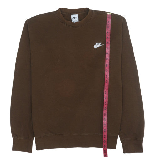 Womens UK Size M Nike Brown Pullover Sweatshirt