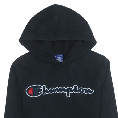 Mens UK Size S Champion Black Pullover Hoodie