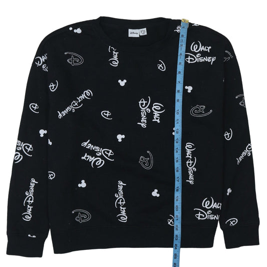 Womens UK Size L Disney Black Pullover Sweatshirt