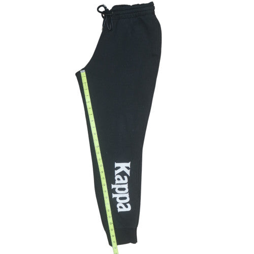 Womens UK Size L Kappa Regular Fit Jogger Black Trousers