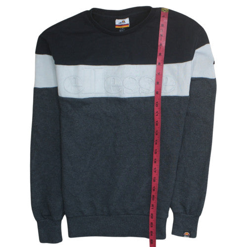 Mens UK Size XS ellesse Grey Pullover Sweatshirt