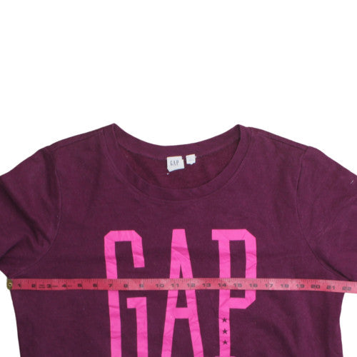 Womens UK Size L Gap Purple Pullover Sweatshirt