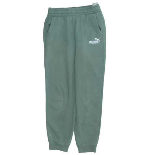 Teenss UK Size 13-14Y PUMA Regular Fit Jogger Green Trousers