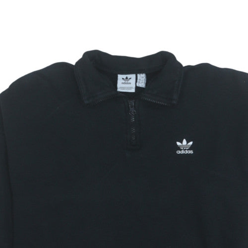 Womens UK Size 12 adidas Black Pullover Sweatshirt