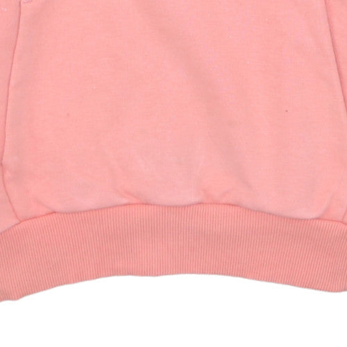 Womens UK Size 14 PUMA Pink Pullover Hoodie