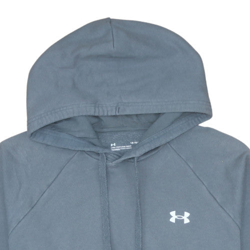 Mens UK Size L Under armour Blue Pullover Hoodie