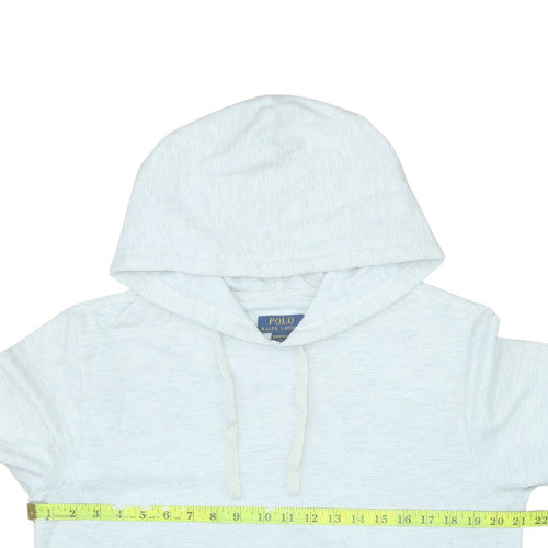 Mens UK Size L Polo Ralph Lauren White Pullover Hoodie