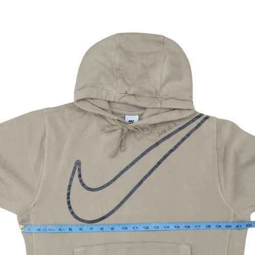 Mens UK Size S Nike Beige Pullover Hoodie
