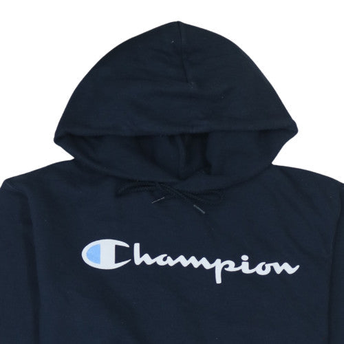 Mens UK Size S Champion Blue Pullover Hoodie