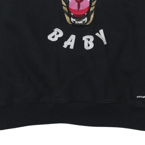 Mens UK Size L Broke Baby Black Pullover Sweatshirt