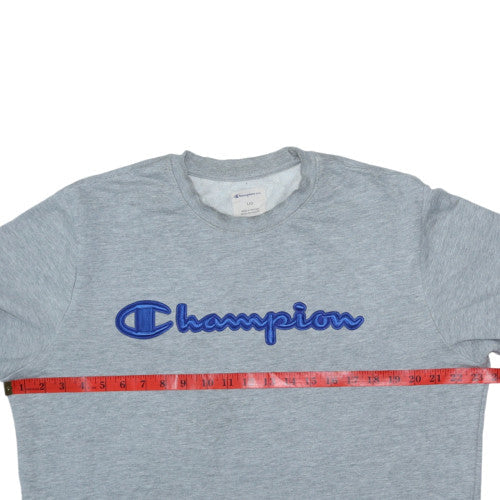 Mens UK Size L Champion Grey Pullover Sweatshirt