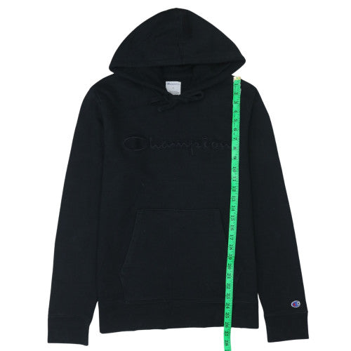 Mens UK Size M Champion Black Pullover Hoodie