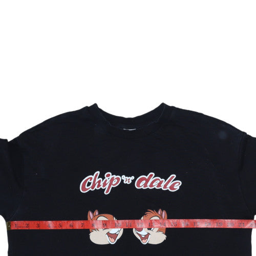 Womens UK Size M Disney at George Black Pullover Sweatshirt
