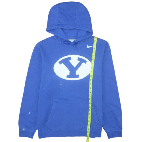 Mens UK Size L Nike Blue Pullover Hoodie