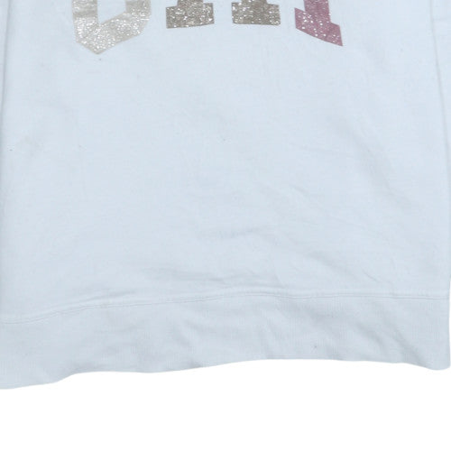 Womens UK Size XL Gap White Pullover Sweatshirt