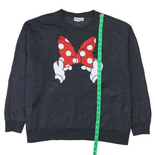 Womens UK Size 2XL Disney Grey Pullover Sweatshirt