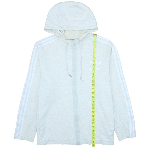 Mens UK Size XL adidas Beige Full Zip Hoodie