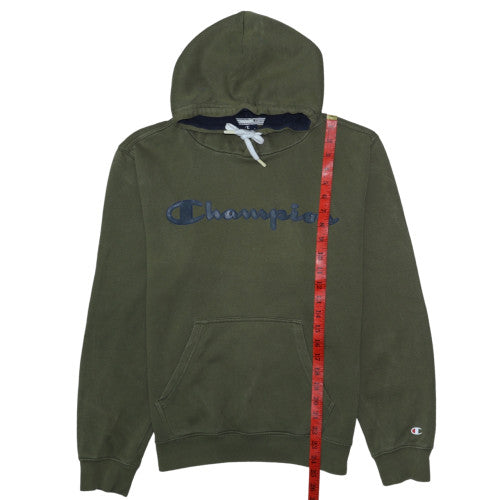 Mens UK Size S Champion Green Pullover Hoodie